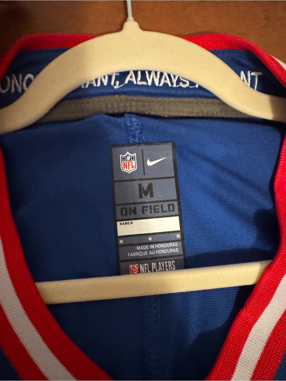 Eli Manning #10 NFL Jersey with Red and White Trim - Picture 3 of 3